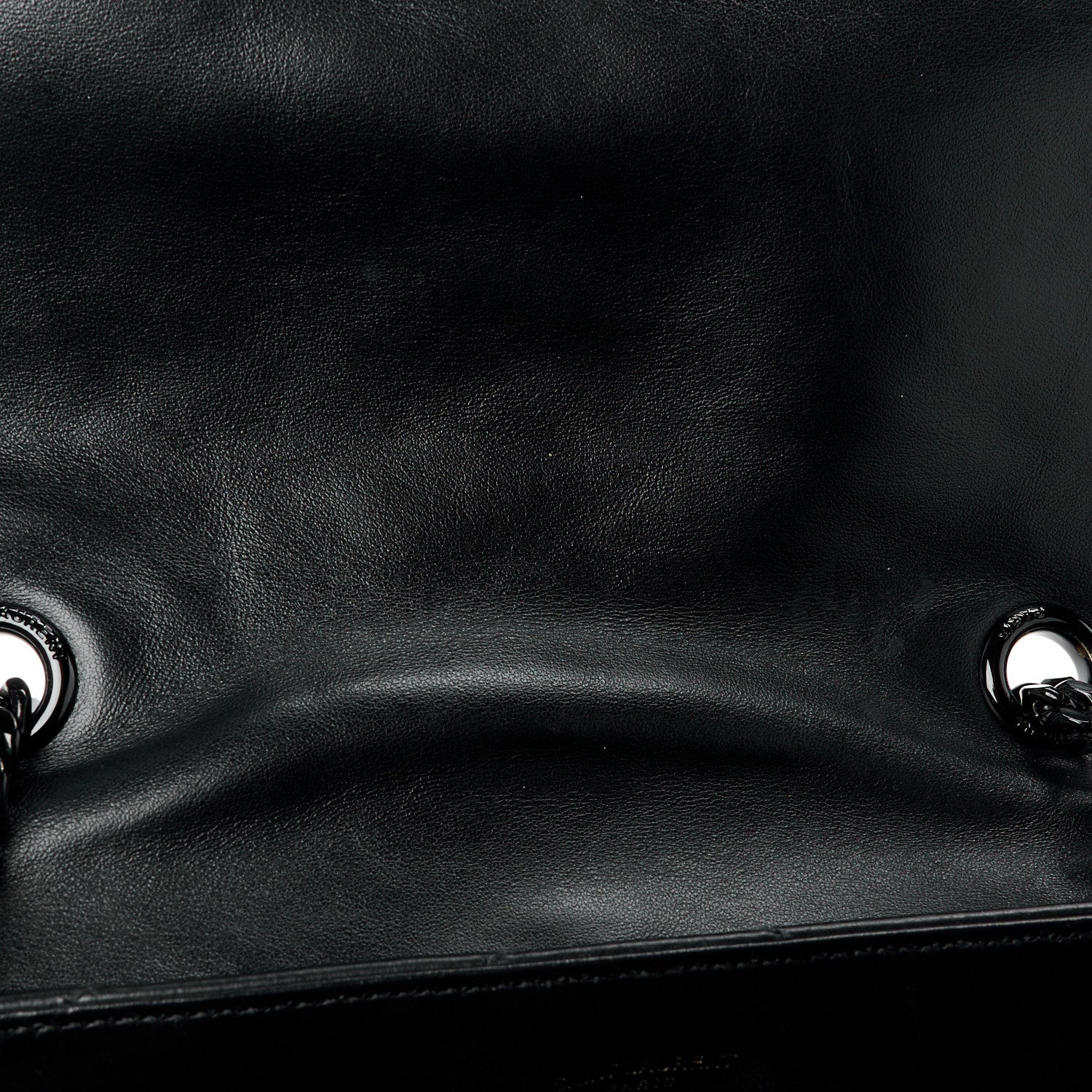 Saint Laurent Calfskin Y Quilted Monogram Monochrome Medium Loulou Chain Satchel Black 13 of 13