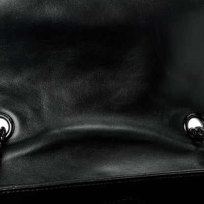 Saint Laurent Calfskin Y Quilted Monogram Monochrome Medium Loulou Chain Satchel Black 13 of 13