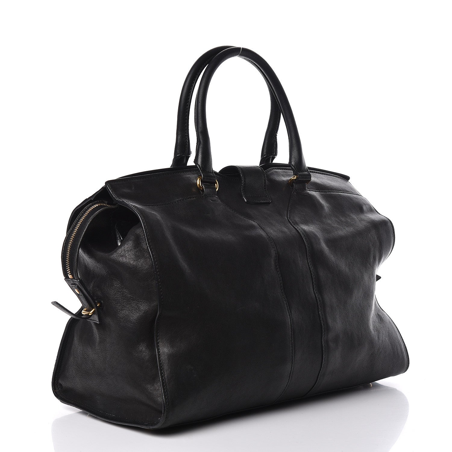 Saint Laurent Sheepskin Large Cabas ChYc Black 3 of 20