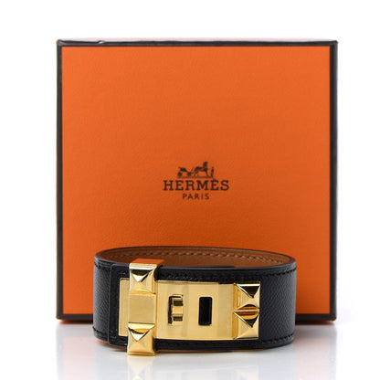Hermes Epsom Collier de Chien CDC 24 Bracelet T2 Black 5 of 5