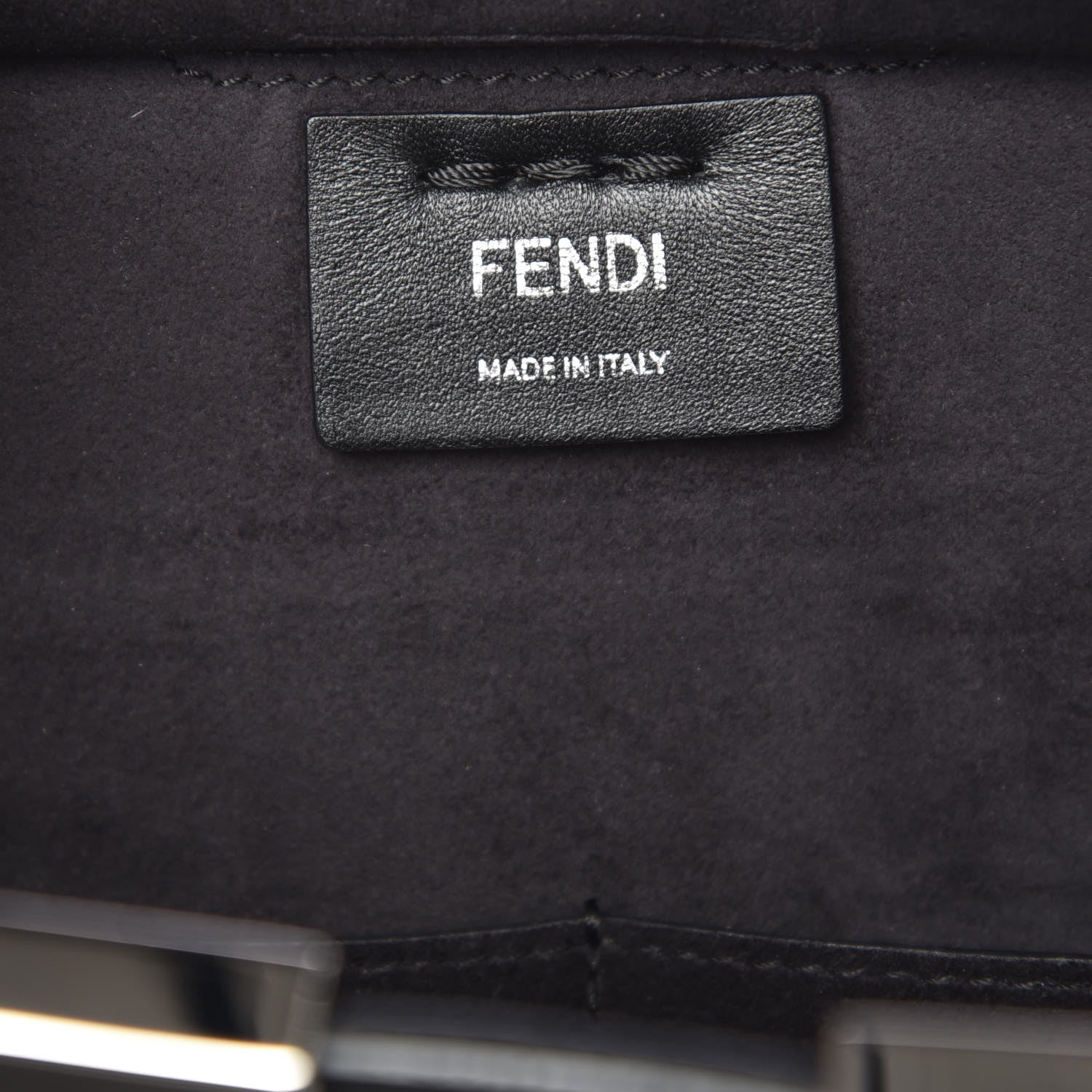 Fendi Vitello Dolce Petite 3jours Tote Black 6 of 12