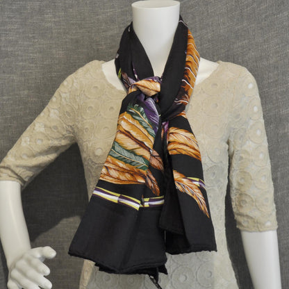 Hermes Cashmere Silk Brazil Shawl GM 140 3 of 10