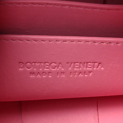 Bottega Veneta Lambskin Maxi Intrecciato Small Brick Cassette Bag Pink Ribbon 6 of 11