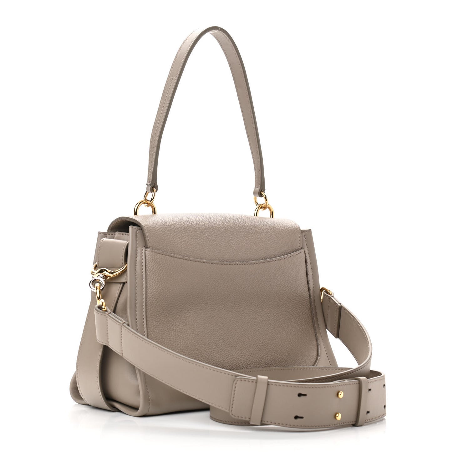 Calfskin Small Tess Day Bag Motty Grey