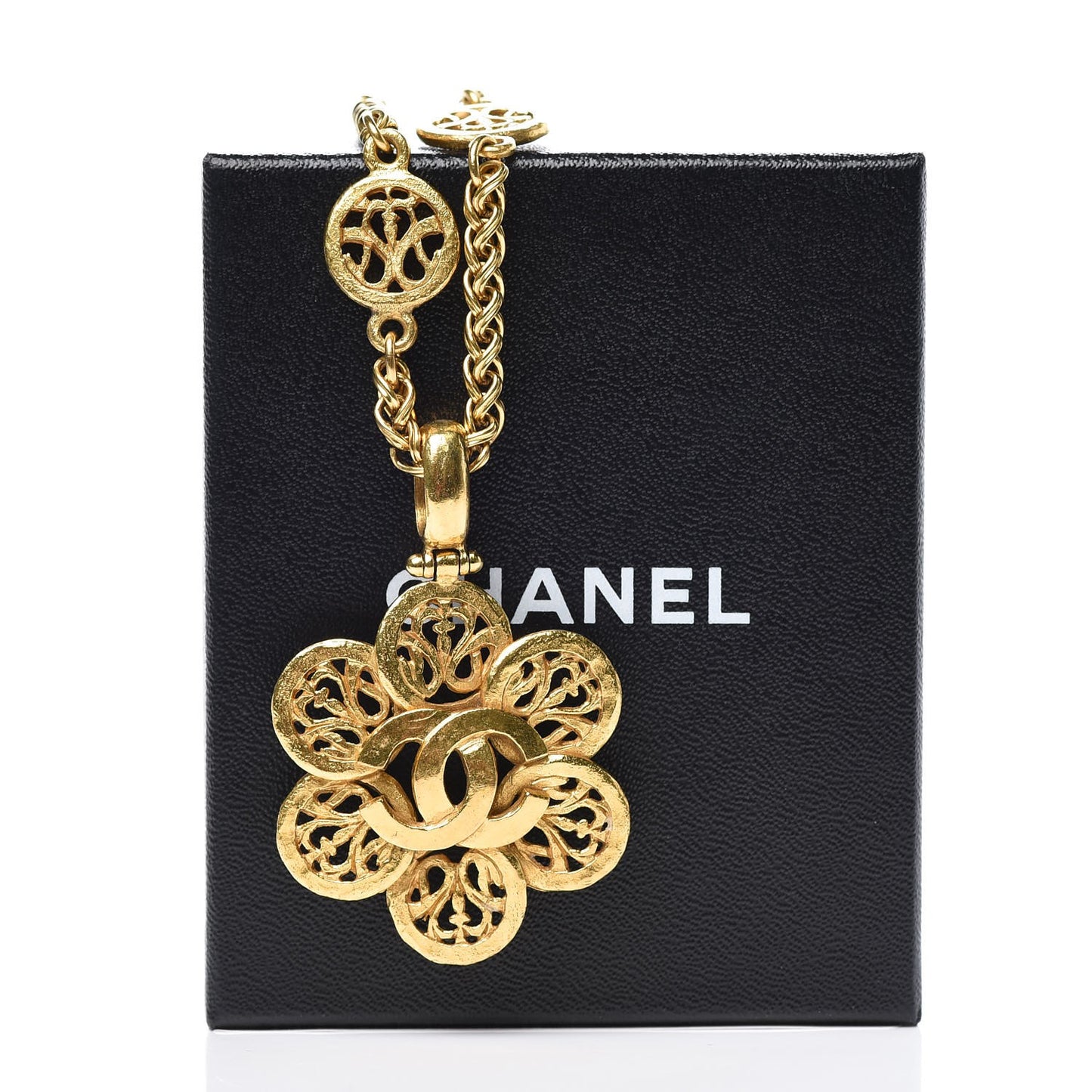 CC Pendant Necklace Gold