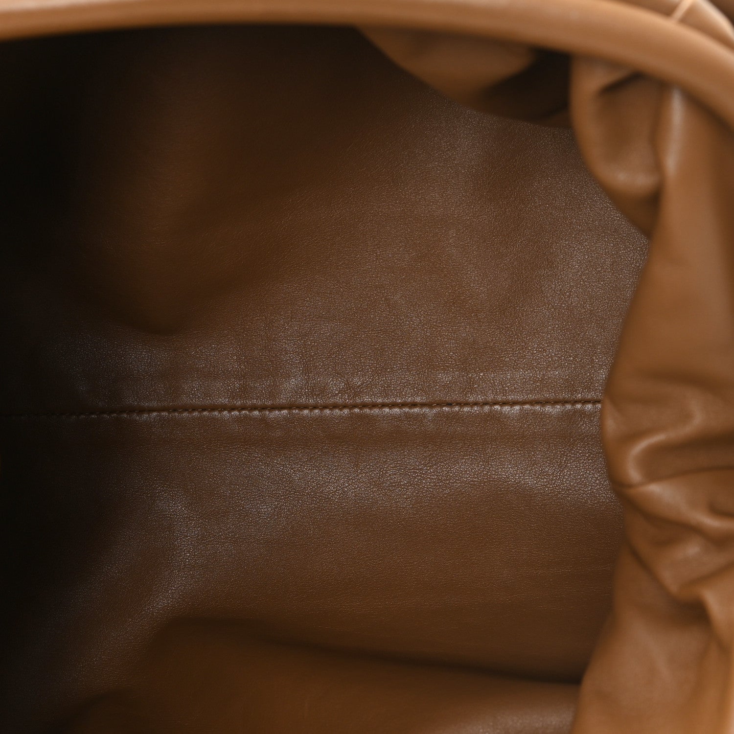 Bottega Veneta Smooth Butter Calf The Pouch Oversized Clutch Cammello 5 of 7