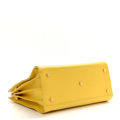 Saint Laurent Calfskin Small Sac De Jour Bag Yellow 4 of 14