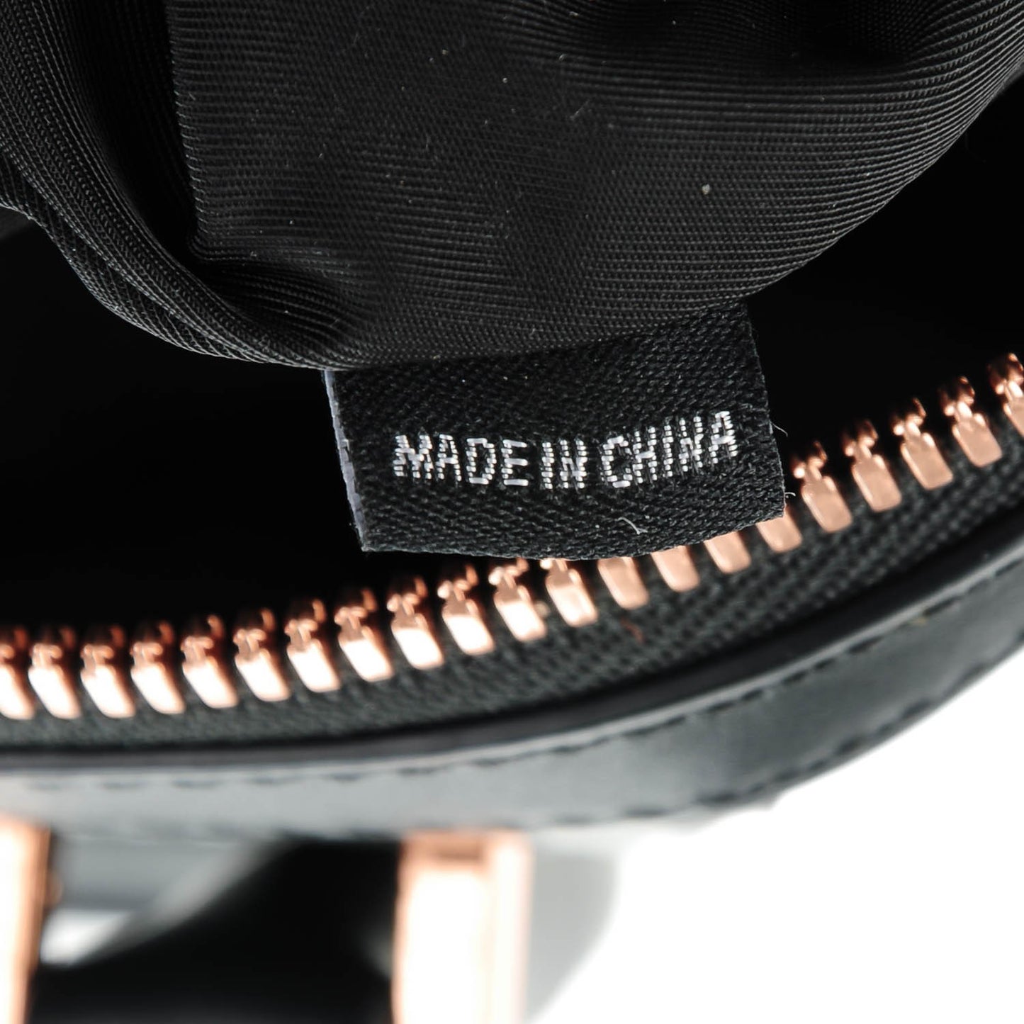 Pebbled Calfskin Mini Emile Black Rose Gold Hardware
