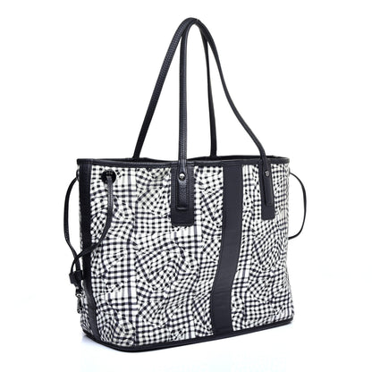 MCM Visetos Medium Liz Reversible Shopper Tote Black 13 of 16