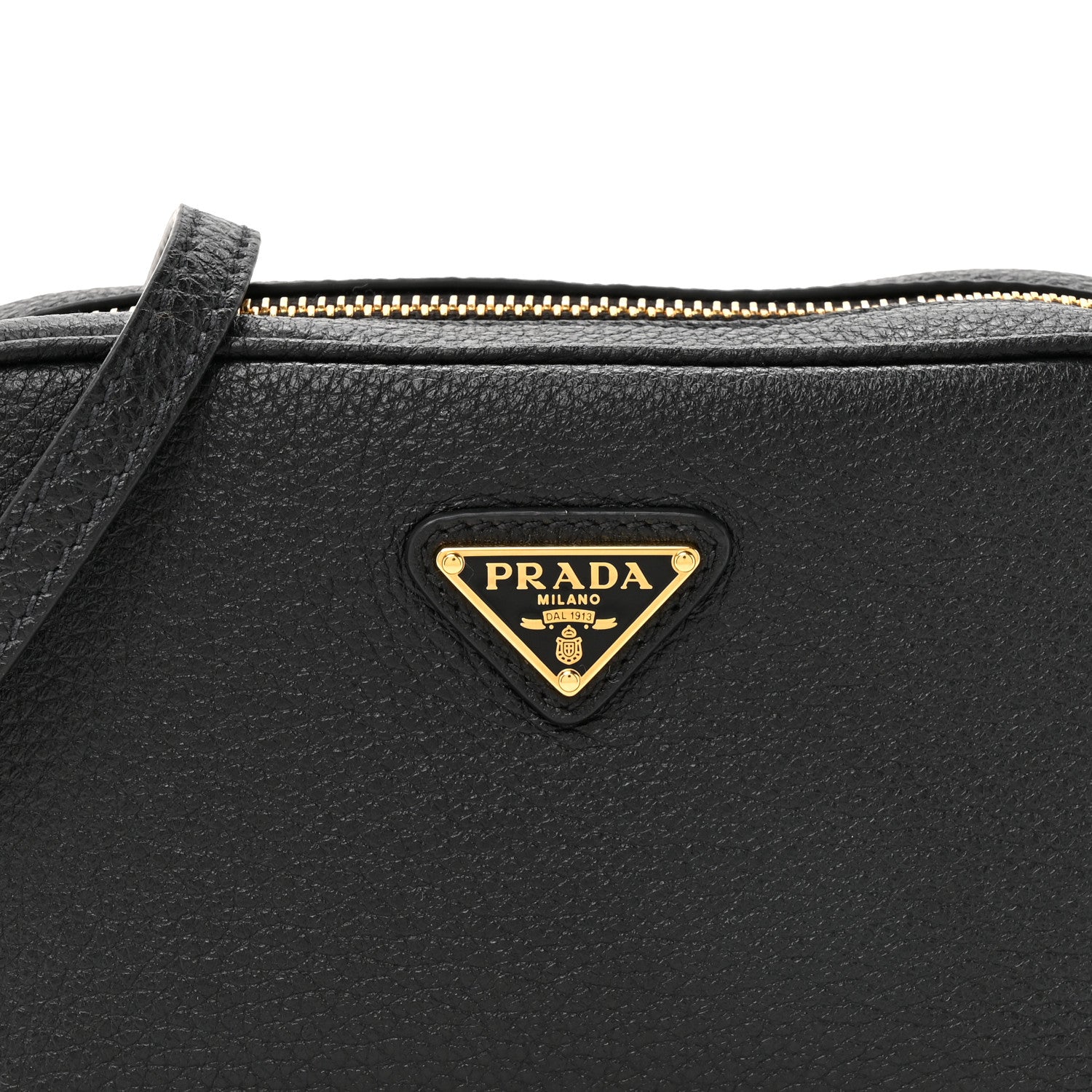 Prada Vitello Daino Mini Crossbody Bag Black 7 of 9