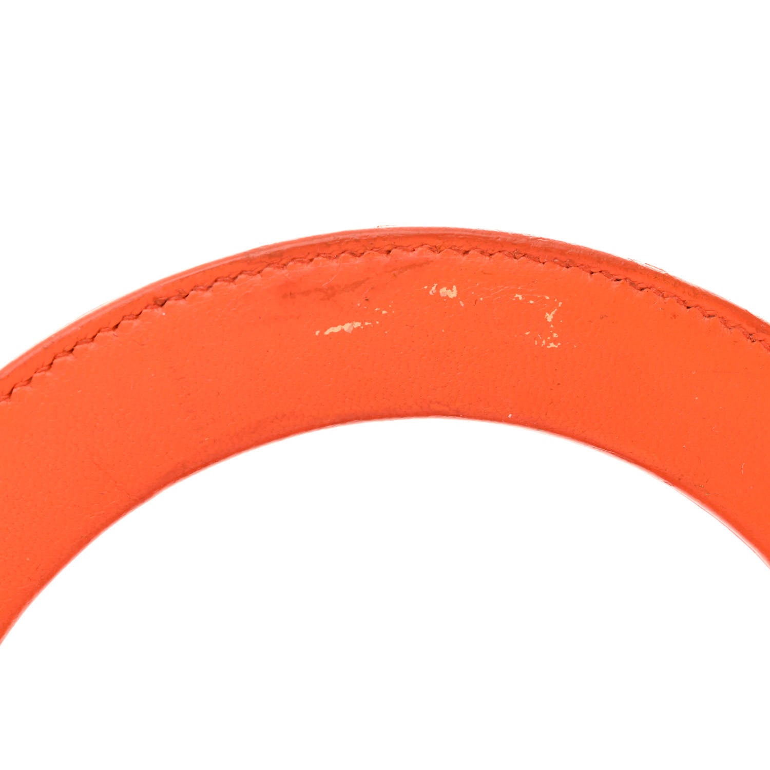 Christian Dior Lambskin Cannage Medium Lady Dior Orange 13 of 18