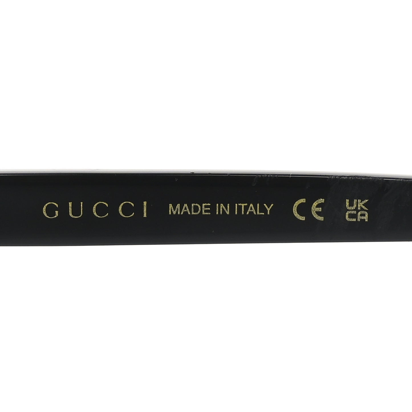 Acetate Square Frame Sunglasses GG0472S Black