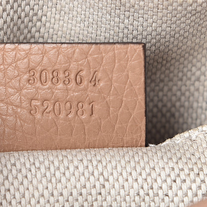 Gucci Pebbled Calfskin Small Soho Disco Bag Camelia 7 of 10
