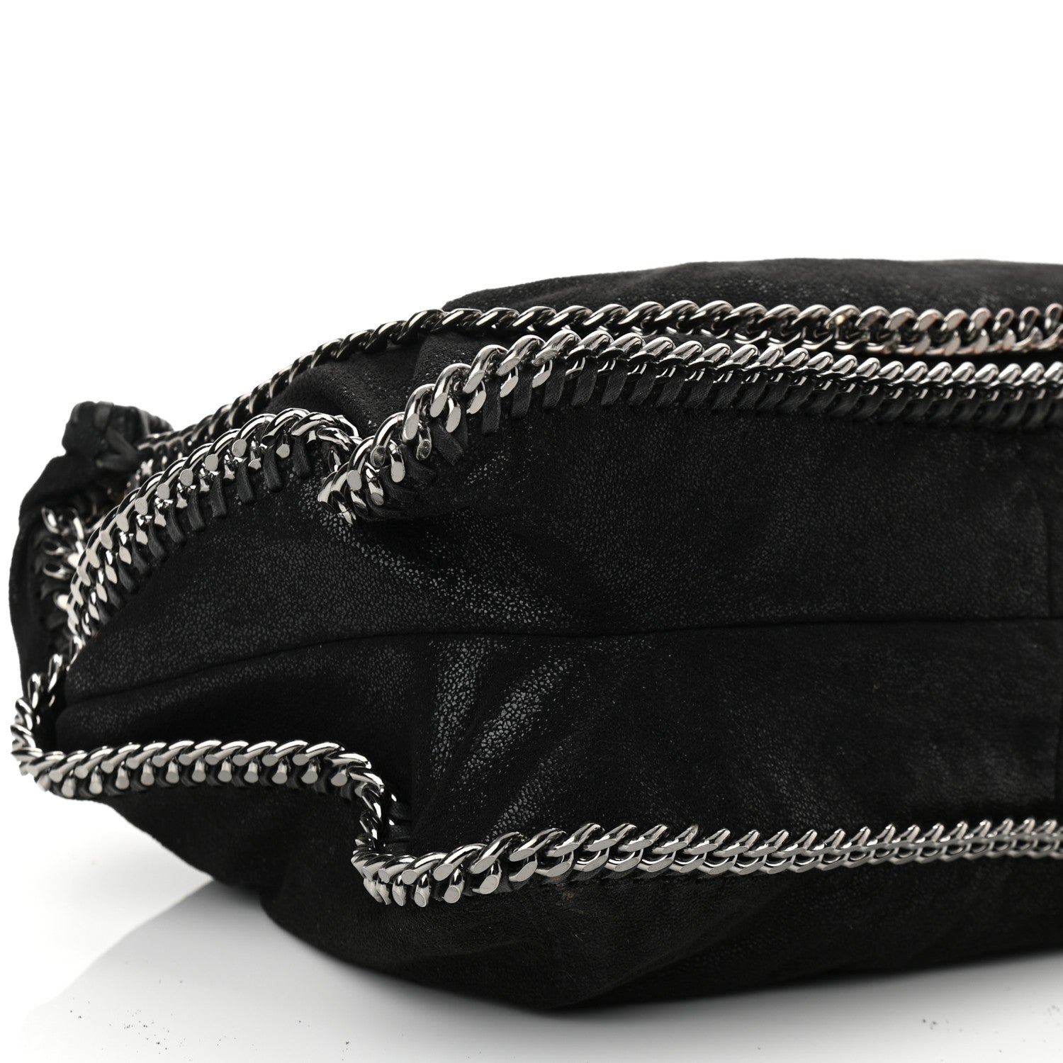 Stella McCartney Shaggy Deer Big Falabella Tote Black 8 of 9
