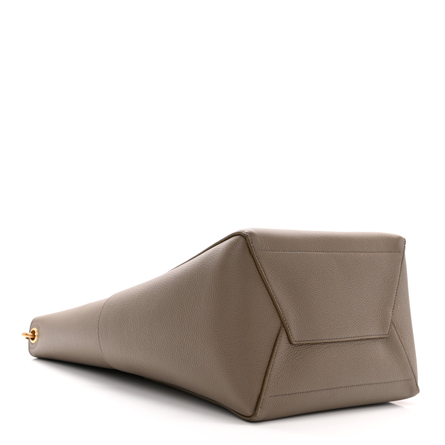 Celine Soft Grained Calfskin Sangle Bucket Bag Taupe 4 of 10