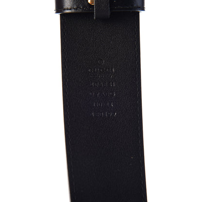 Gucci Plutone Calfskin Double G 40mm Belt 110 44 Black 3 of 3