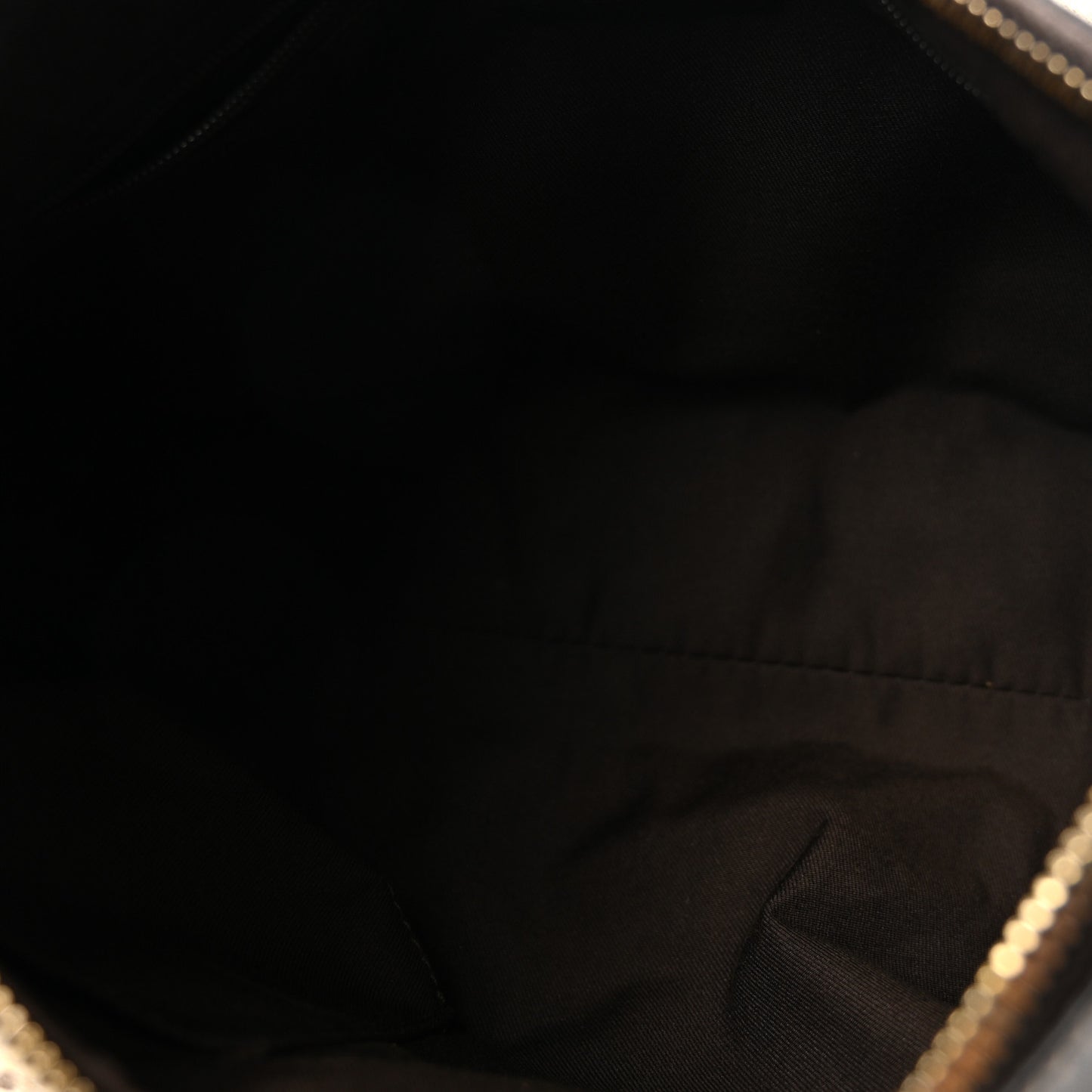 Monogram Medium D Gold Ring Hobo Dark Brown