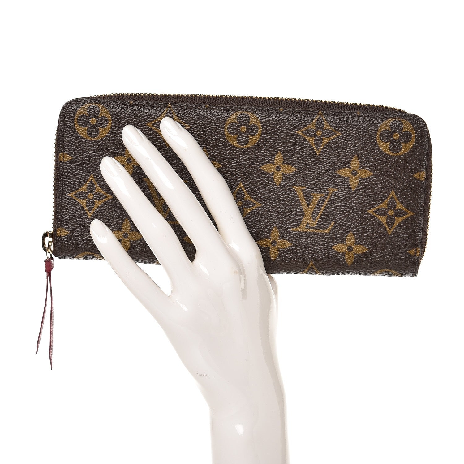 Louis Vuitton Monogram Clemence Wallet Fuchsia 2 of 6