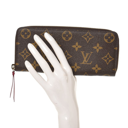 Louis Vuitton Monogram Clemence Wallet Fuchsia 2 of 6