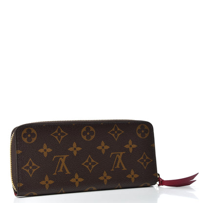 Louis Vuitton Monogram Clemence Wallet Fuchsia 3 of 7