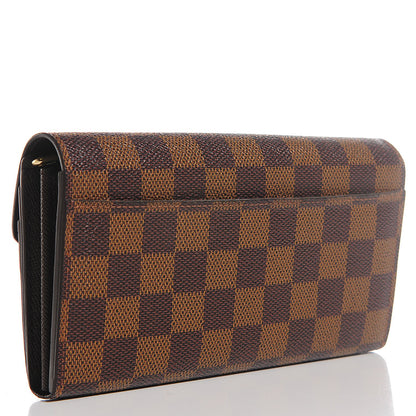 Louis Vuitton Damier Ebene Sarah Wallet NM 11 of 16