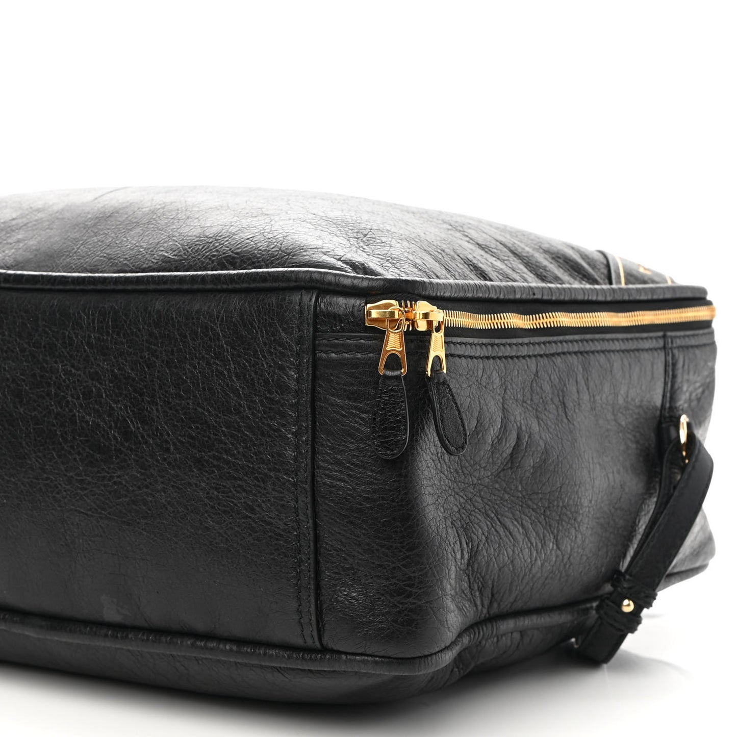 Agneau Medium Blanket Square Tote Black