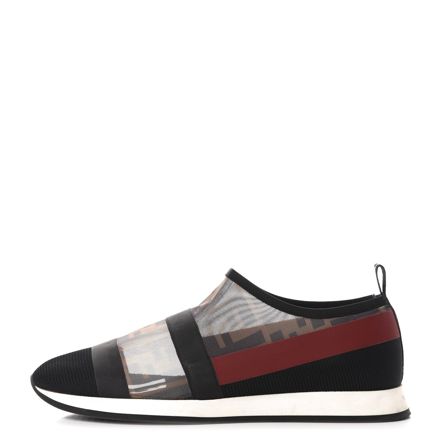 Fendi Technical Mesh FF Sneakers 40 Tobacco Red 1 of 9