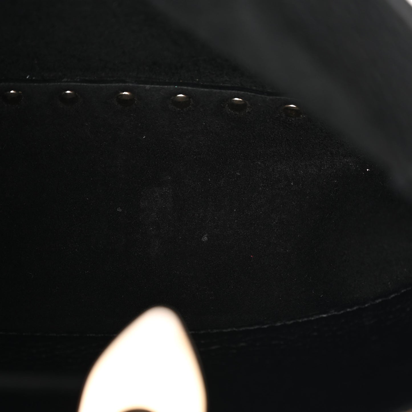 Pebbled Calfskin Mini Rockstud Flip-Lock Messenger Bag Black