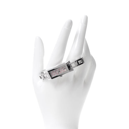 Gucci Stainless Steel Pink Mother of Pearl 14mm 110 G-Link Quartz Watch 2 of 7