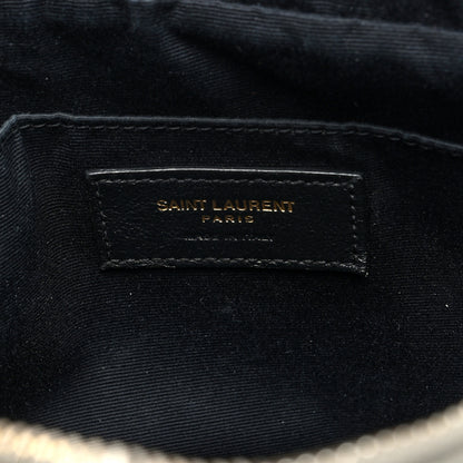 Saint Laurent Calfskin Matelasse Monogram Lou Camera Bag Fog 6 of 9