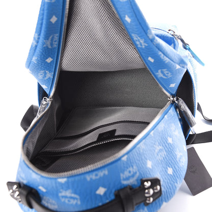 MCM Visetos Medium Stark Backpack Blue 5 of 8