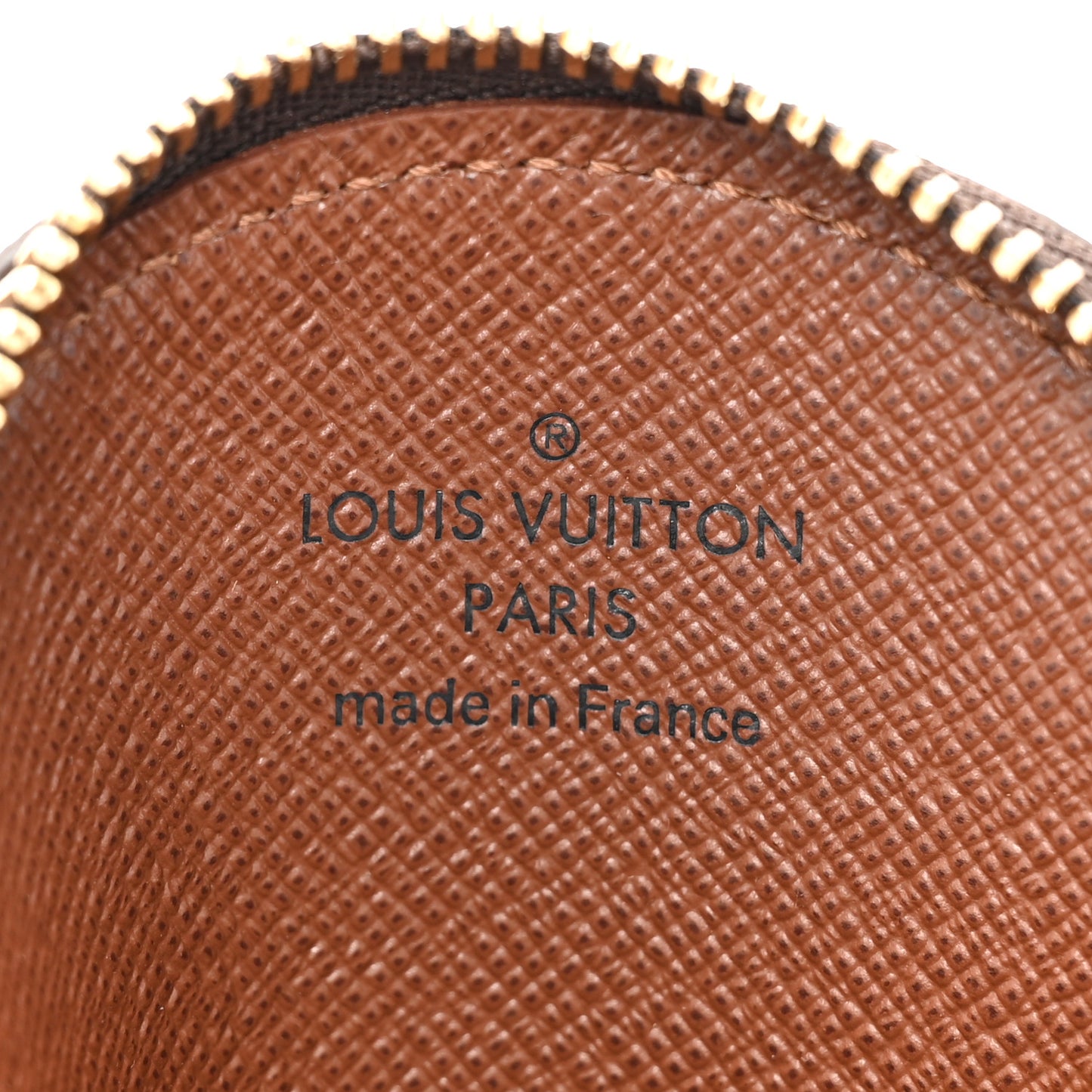 Monogram Round Coin Purse