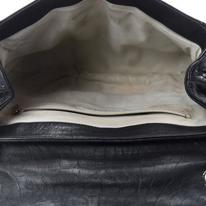 Chanel Washed Lambskin Quilted Mini Chain Around Flap Black 5 of 13