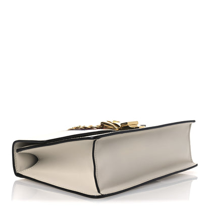 Gucci Calfskin Small Sylvie Shoulder Bag Off White 4 of 13