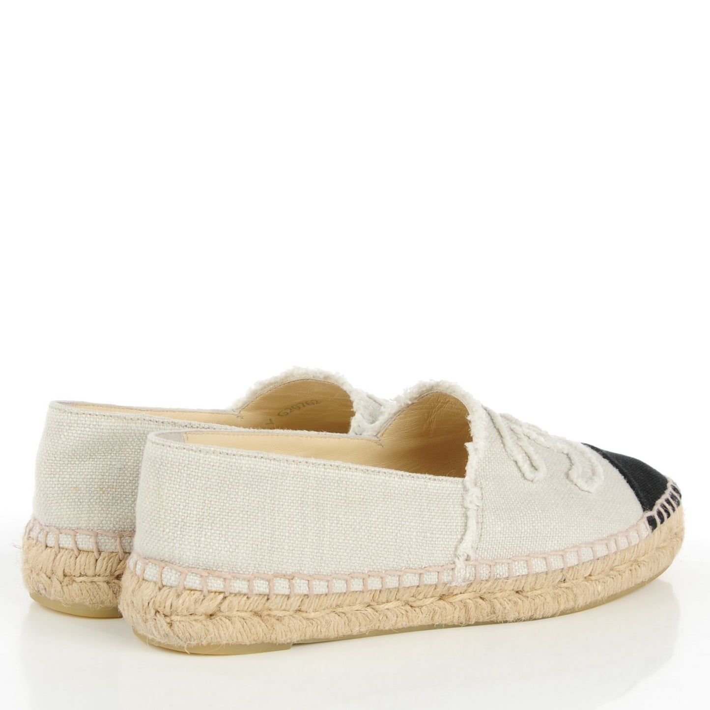 Toile CC Espadrilles 38 Beige Black