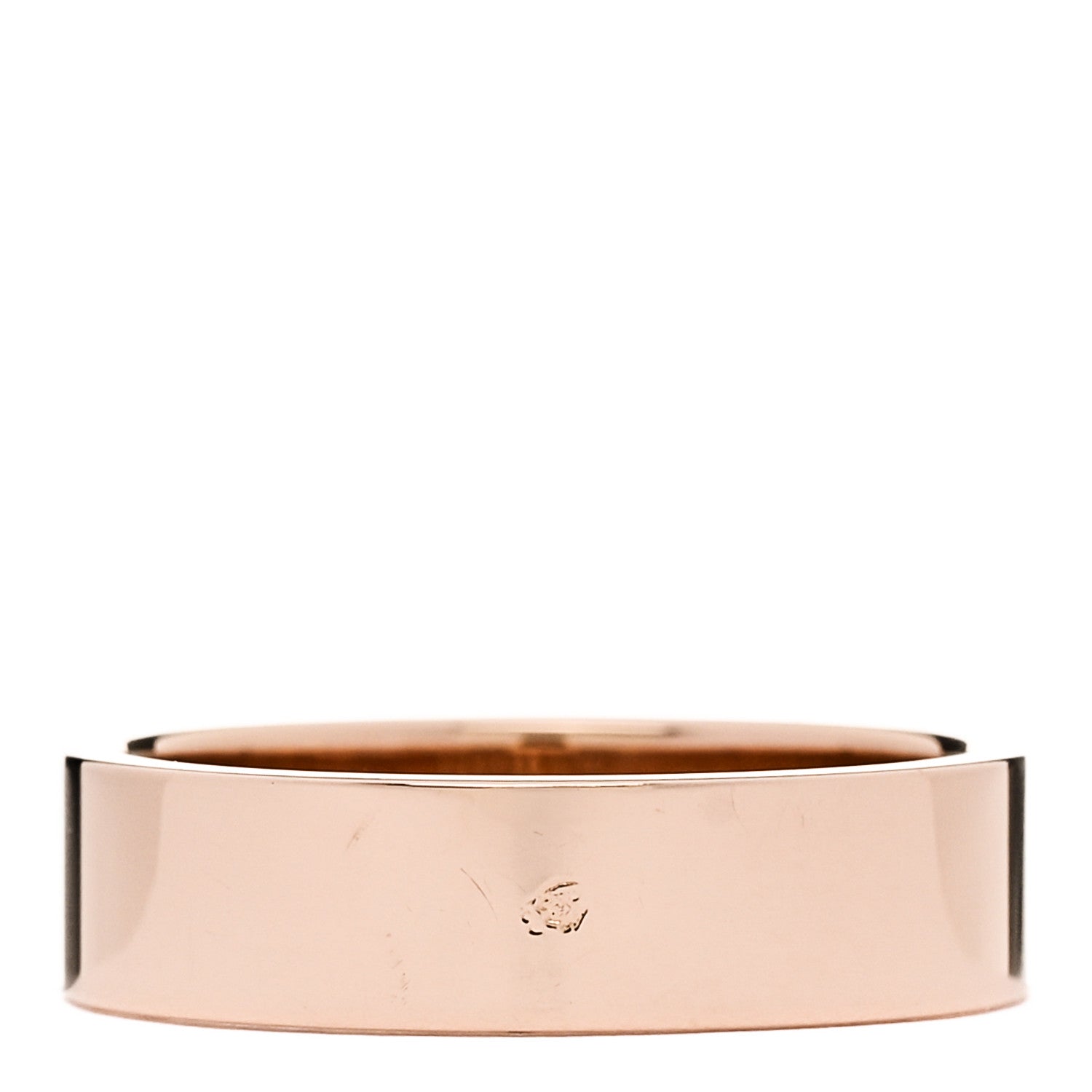 Hermes 18K Rose Gold PM Collier De Chien Ring 53 6.5 3 of 5