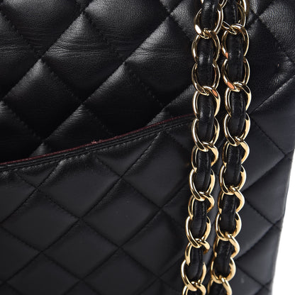 Chanel Lambskin Quilted Maxi Double Flap Black 17 of 19