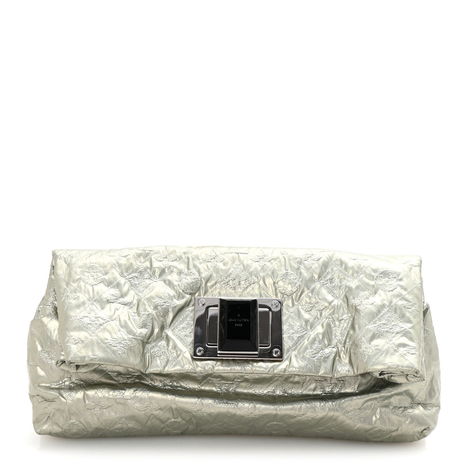 Louis Vuitton Jacquard Quilted Monogram Altair Clutch Argent 1 of 6
