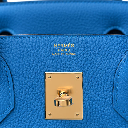 Hermes Togo BIRKIN 30 Bleu Zanzibar 6 of 10