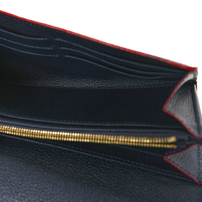Louis Vuitton Empreinte Sarah Wallet NM Marine Rouge 6 of 9