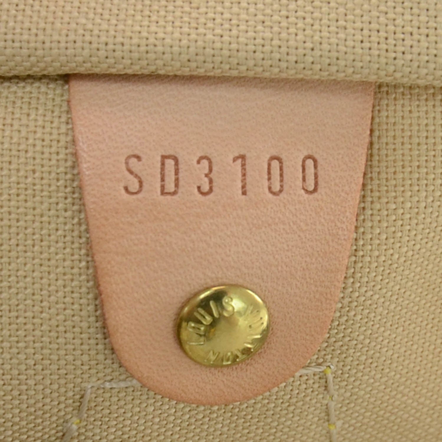 Louis Vuitton Damier Azur Speedy 35 6 of 9
