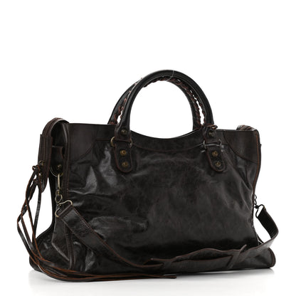Balenciaga Chevre Classic Hardware City Chocolate 3 of 10