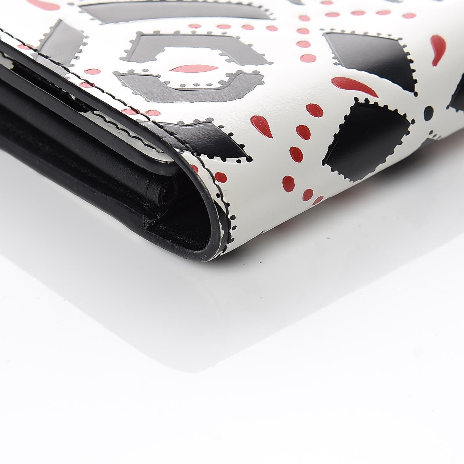 Louis Vuitton Calfskin Graphic Print Twist Wallet 10 of 11