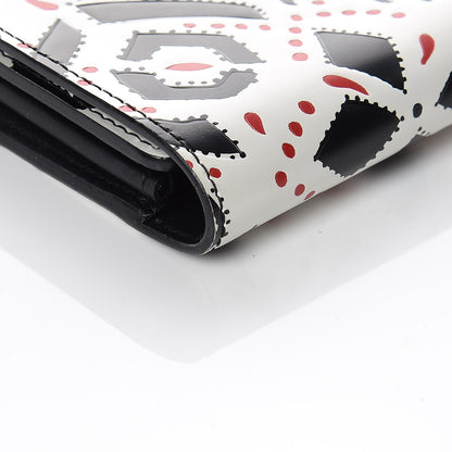 Louis Vuitton Calfskin Graphic Print Twist Wallet 10 of 11