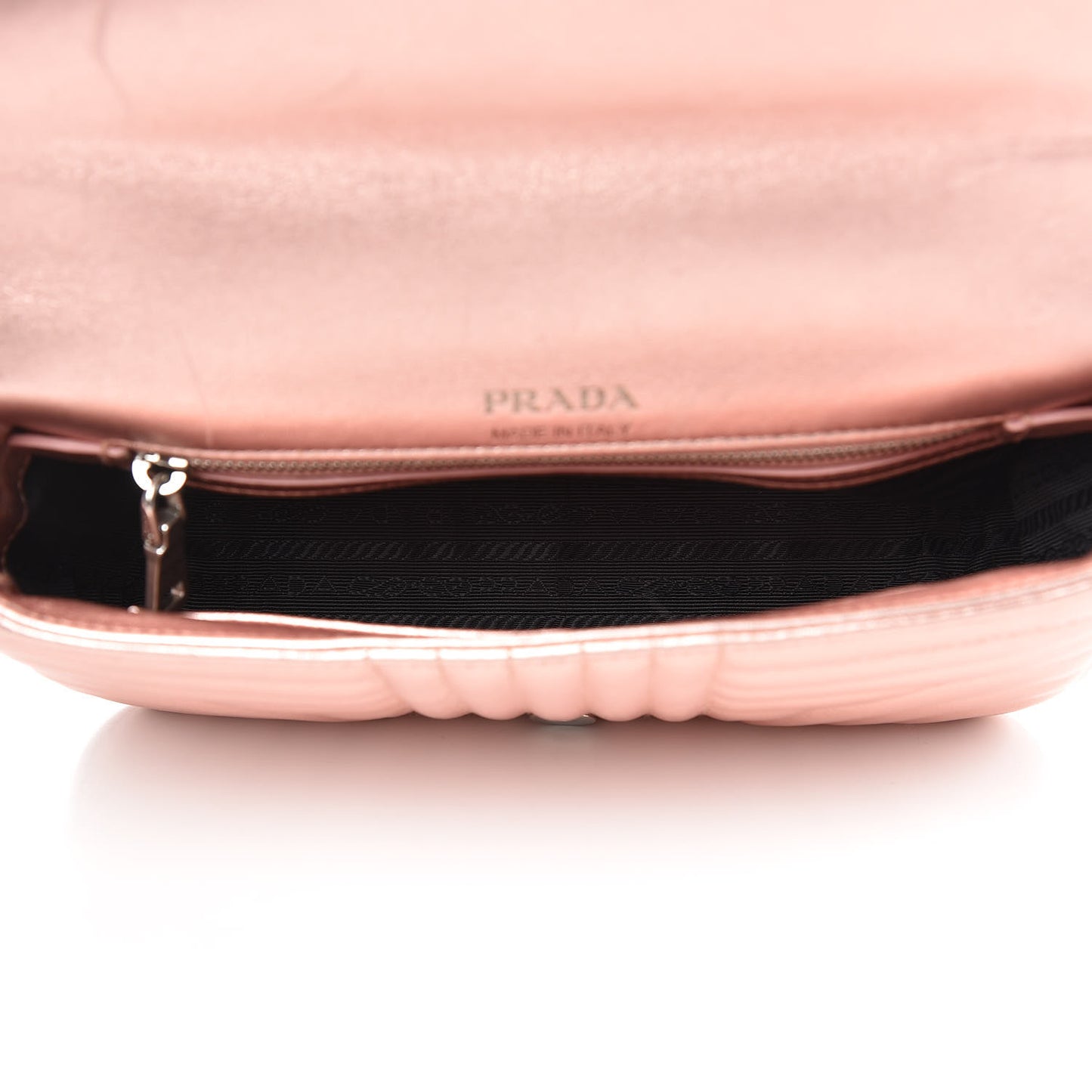 Nappa Impunture Diagramme Small Chain Flap Shoulder Bag Rosa Mordore