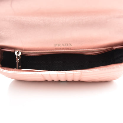 Prada Nappa Impunture Diagramme Small Chain Flap Shoulder Bag Rosa Mordore 6 of 11