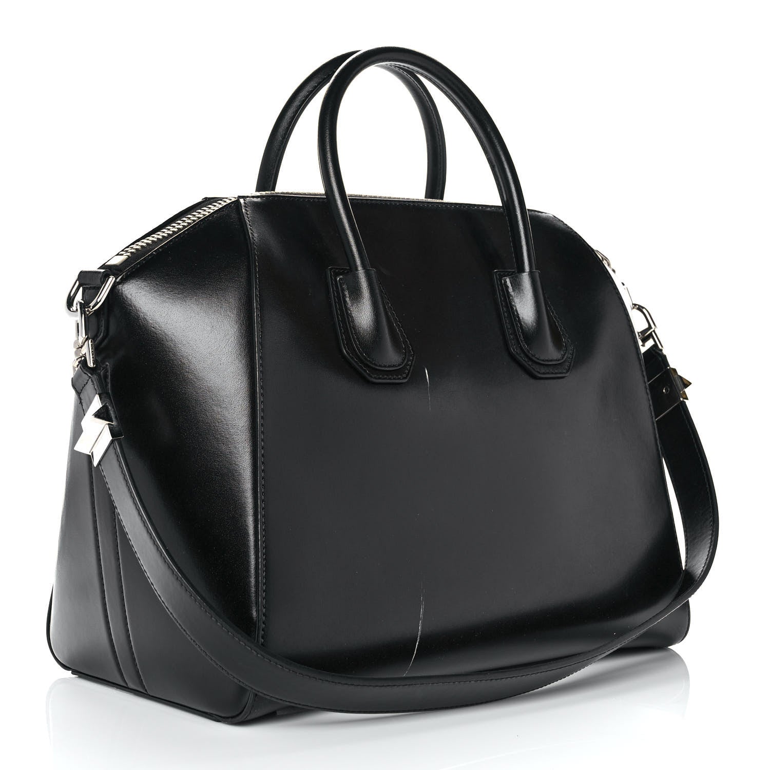 Givenchy Shiny Lord Calfskin Medium Antigona Black 3 of 12
