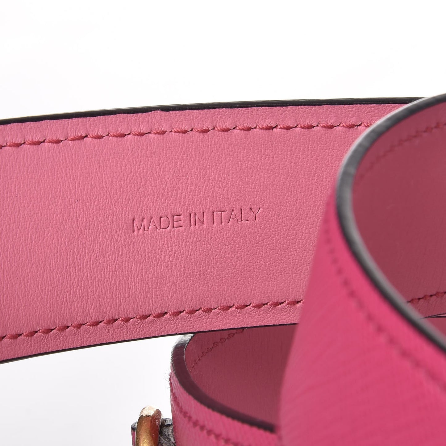 Saffiano Shoulder Strap Peonia