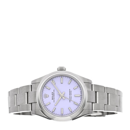 Rolex Stainless Steel 31mm Oyster Perpetual Watch Lavender 277200 2 of 5