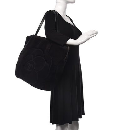 Chanel Terry Cotton CC Beach Tote Towel Set Black 2 of 27